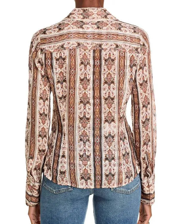 High Potential Kaitlin Olson Printed Blouse