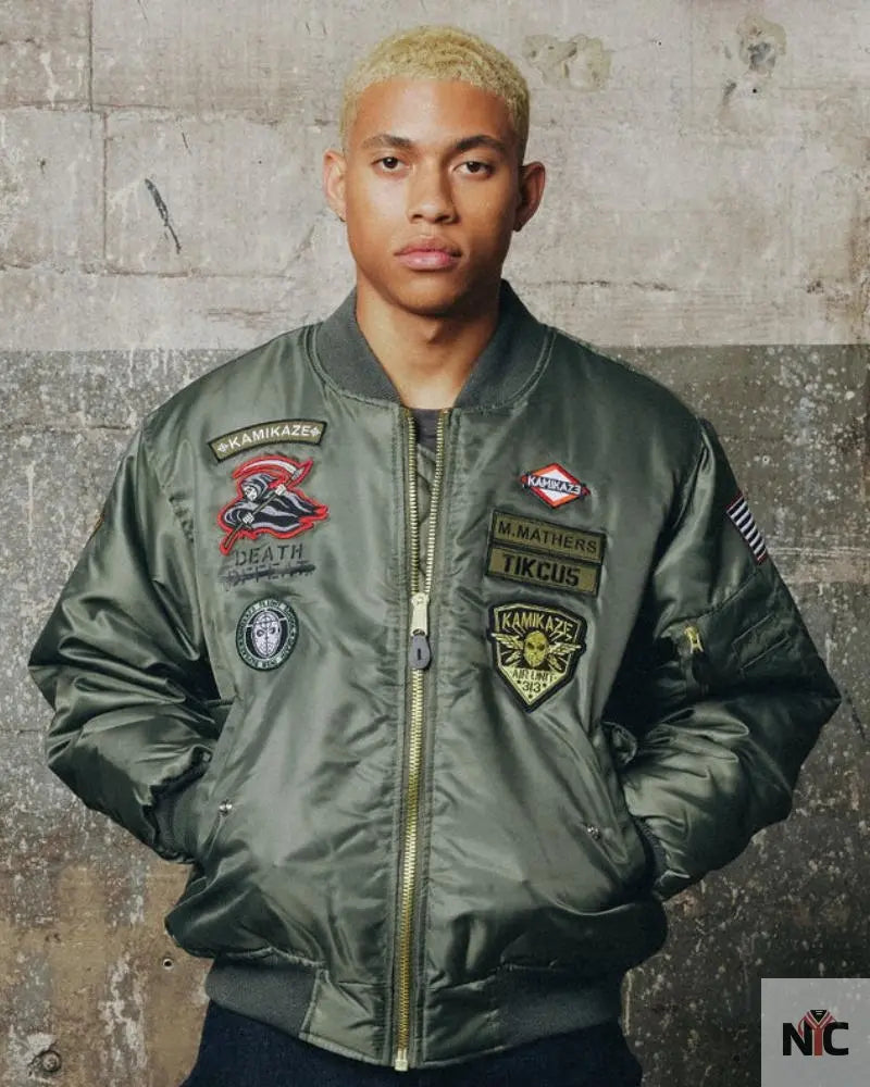 Kamikaze Pilot Bomber Jacket Clanton Jacket
