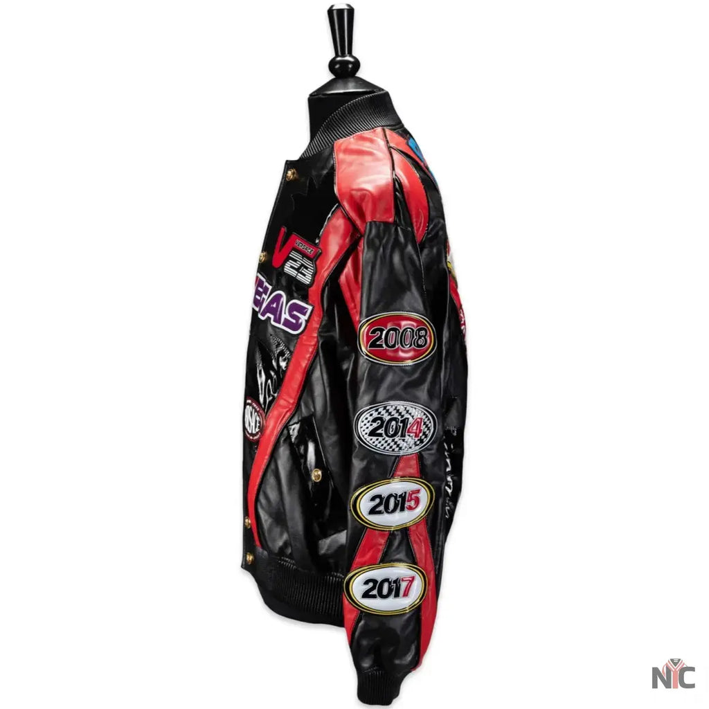 Lewis Hamilton Las Vegas Versace Racing Jacket Clanton Jacket