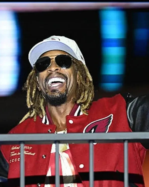 Lil Jon 2025 Halftime Show Cardinals Varsity Letterman Jacket