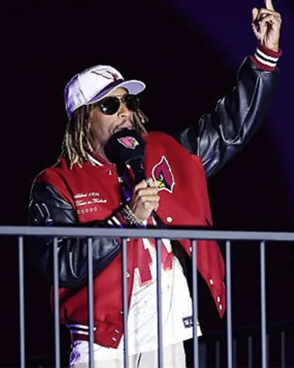 Lil Jon 2025 Halftime Show Cardinals Varsity Letterman Jacket