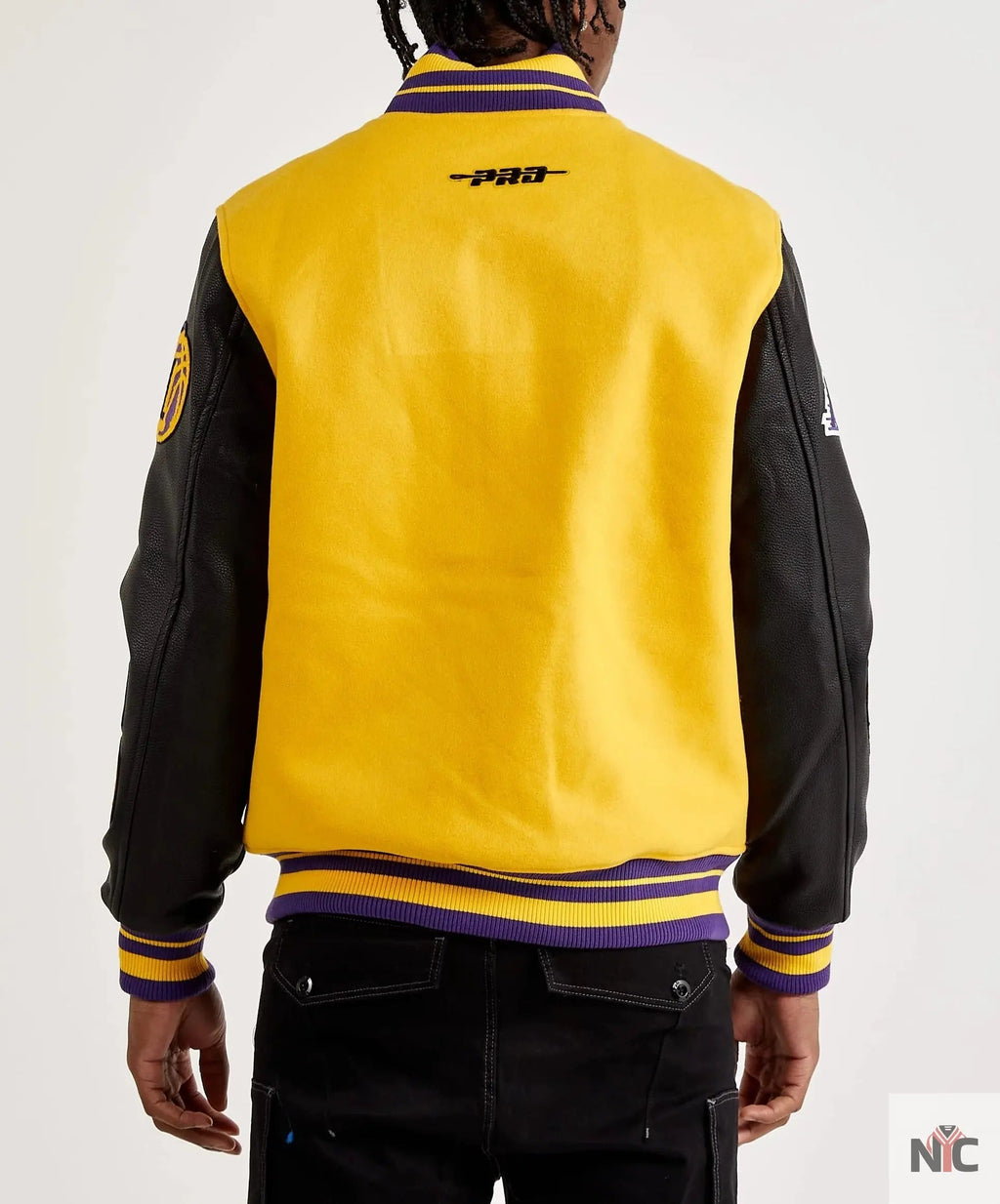 Los Angeles Lakers Yellow Varsity Jacket Clanton Jacket