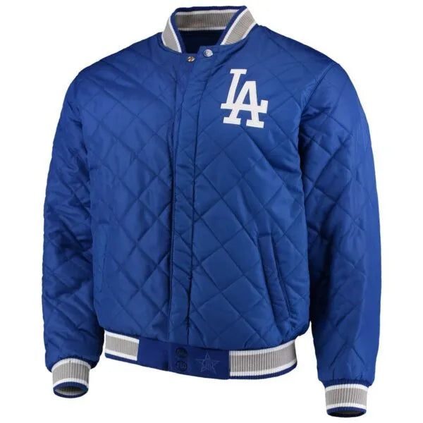 Los Angeles Dodgers Quilted Bomber Jacket