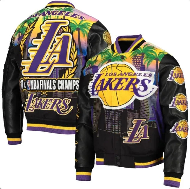 Los Angeles Lakers Black Championship Jacket