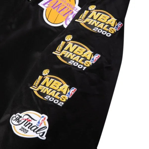 Los Angeles Lakers Black Satin Jacket