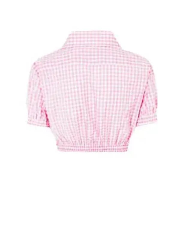 Maintenance Required 2025 Madison Bailey Pink Cut Out Blouse