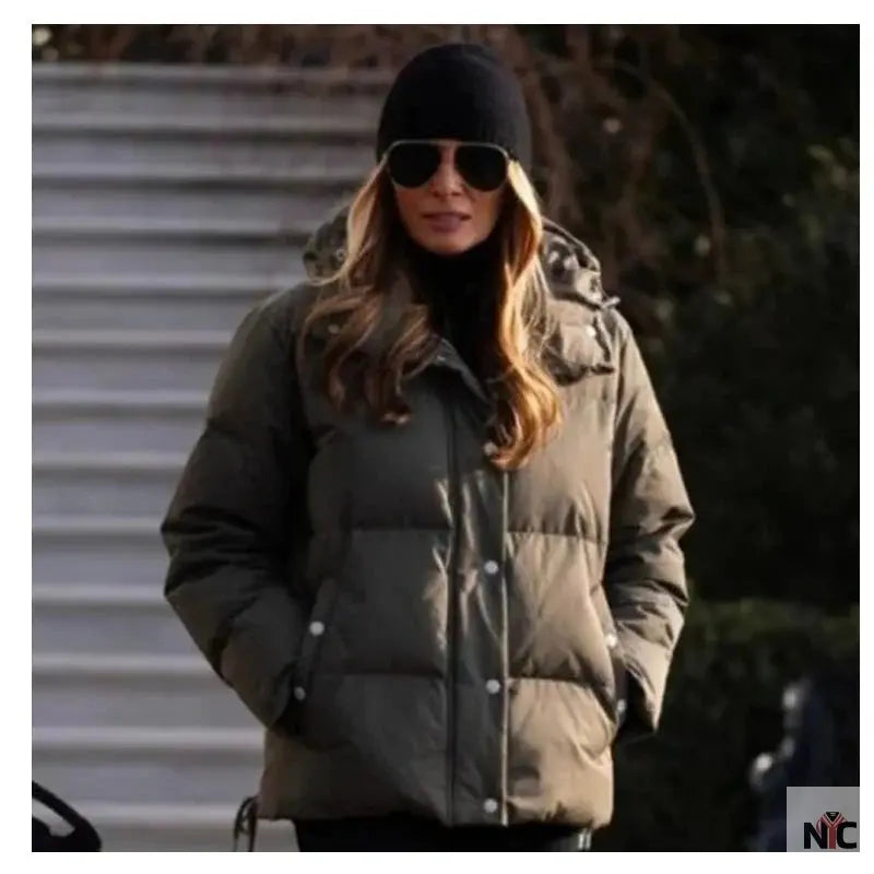 Melania Trump Rag & Bone Puffer Jacket Clanton Jacket