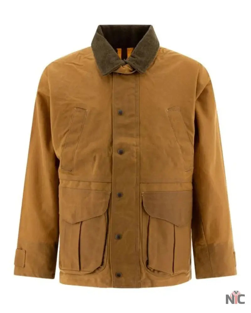 Men’s Filson Brown Tin Cloth Field Jacket Clanton Jacket