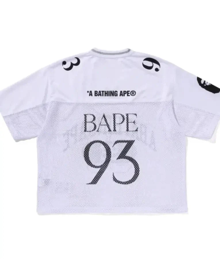 Bape Line Camo Multi Logo Football Jersey USA Jackets