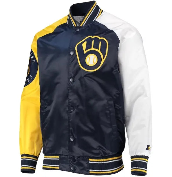 Milwaukee Brewers Satin Jacket