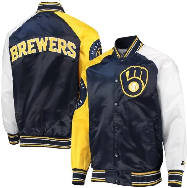 Milwaukee Brewers Satin Jacket