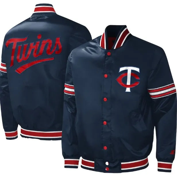 Minnesota Twins Full Snap Varsity Jacket