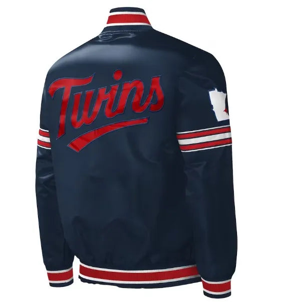 Minnesota Twins Full Snap Varsity Jacket
