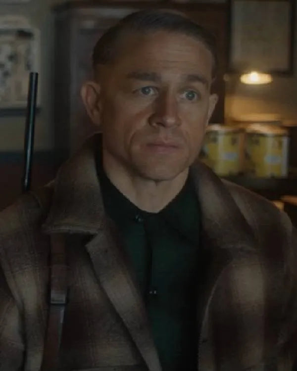 Monster S03 Charlie Hunnam Brown Coat