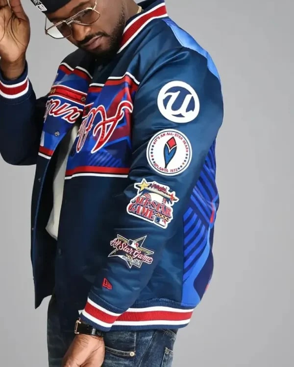 Atlanta Braves Usher x New Era Varsity Jacket Clanton Jacket