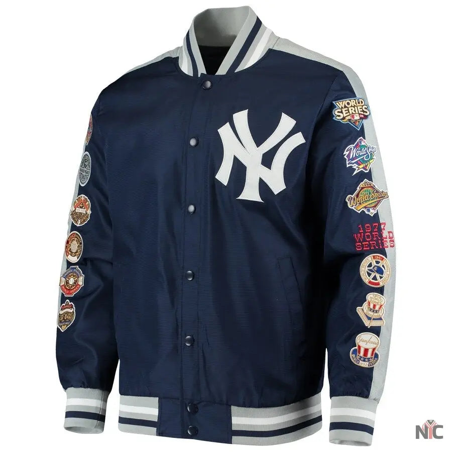 New York Yankees Championship Varsity Jacket Clanton Jacket