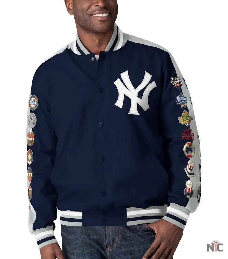 New York Yankees Championship Varsity Jacket Clanton Jacket
