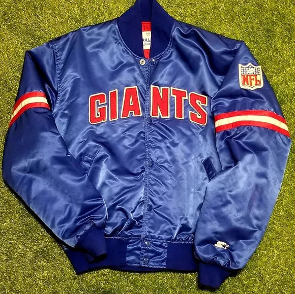 New York Giants Blue Bomber Jacket