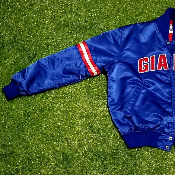 New York Giants Blue Bomber Jacket