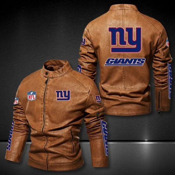 New York Giants Leather Jacket