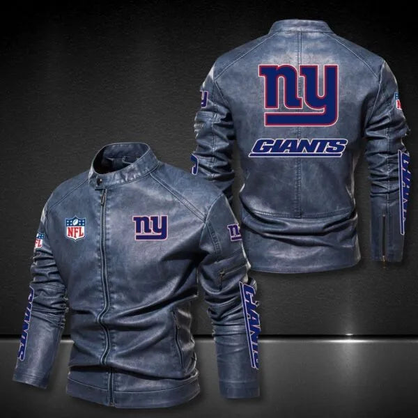 New York Giants Leather Jacket
