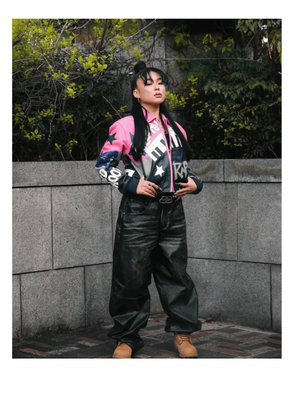 Pelle Pelle Women’s 50 Years Of Hip Hop Leather Jacket