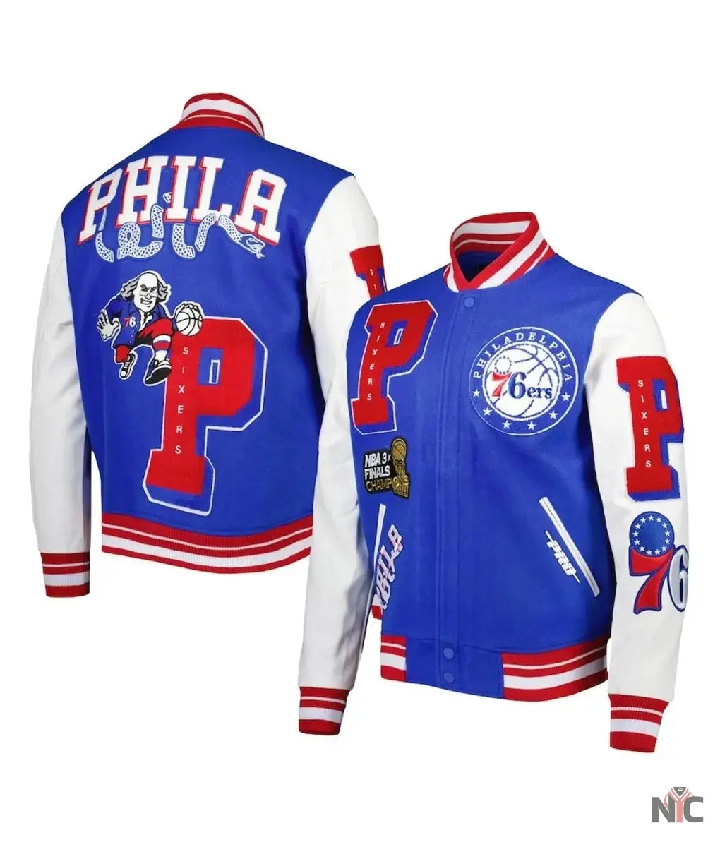 Philadelphia 76ers NBA Final Champions Jacket Clanton Jacket