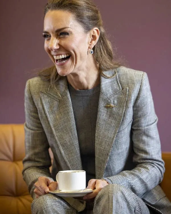 RAF Coningsby Kate Middleton Grey Blazer