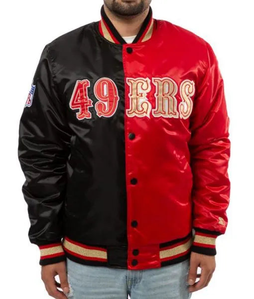 Red and Black San Francisco 49ers Jacket