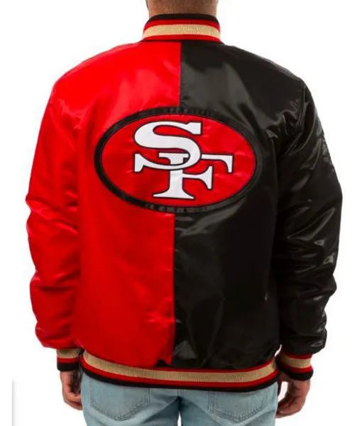 Red and Black San Francisco 49ers Jacket