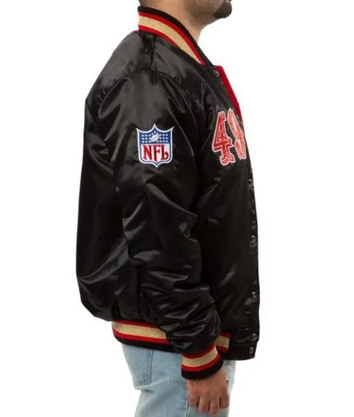 Red and Black San Francisco 49ers Jacket