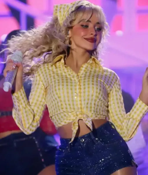 Sabrina Carpenter Austin City Limits Yellow Shirt