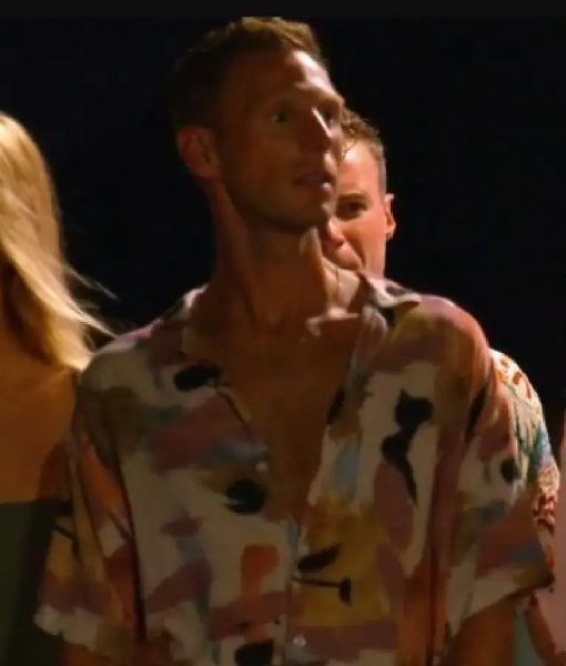 Below Deck S12 Fraser Olender Multicolor Print Shirt USA Jackets