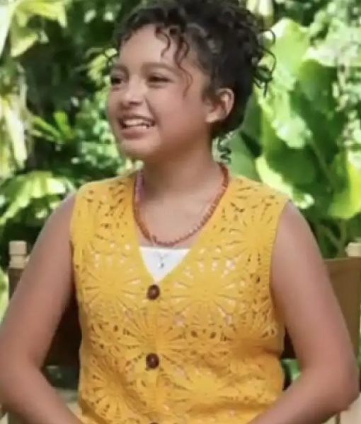 Access Hollywood 2025 Audrina Miranda Crochet Knit Vest Top USA Jackets