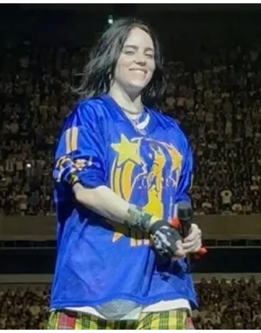 Billie Eilish Hit Me Hard and Soft Tour Tokyo Jersey Clanton Jacket