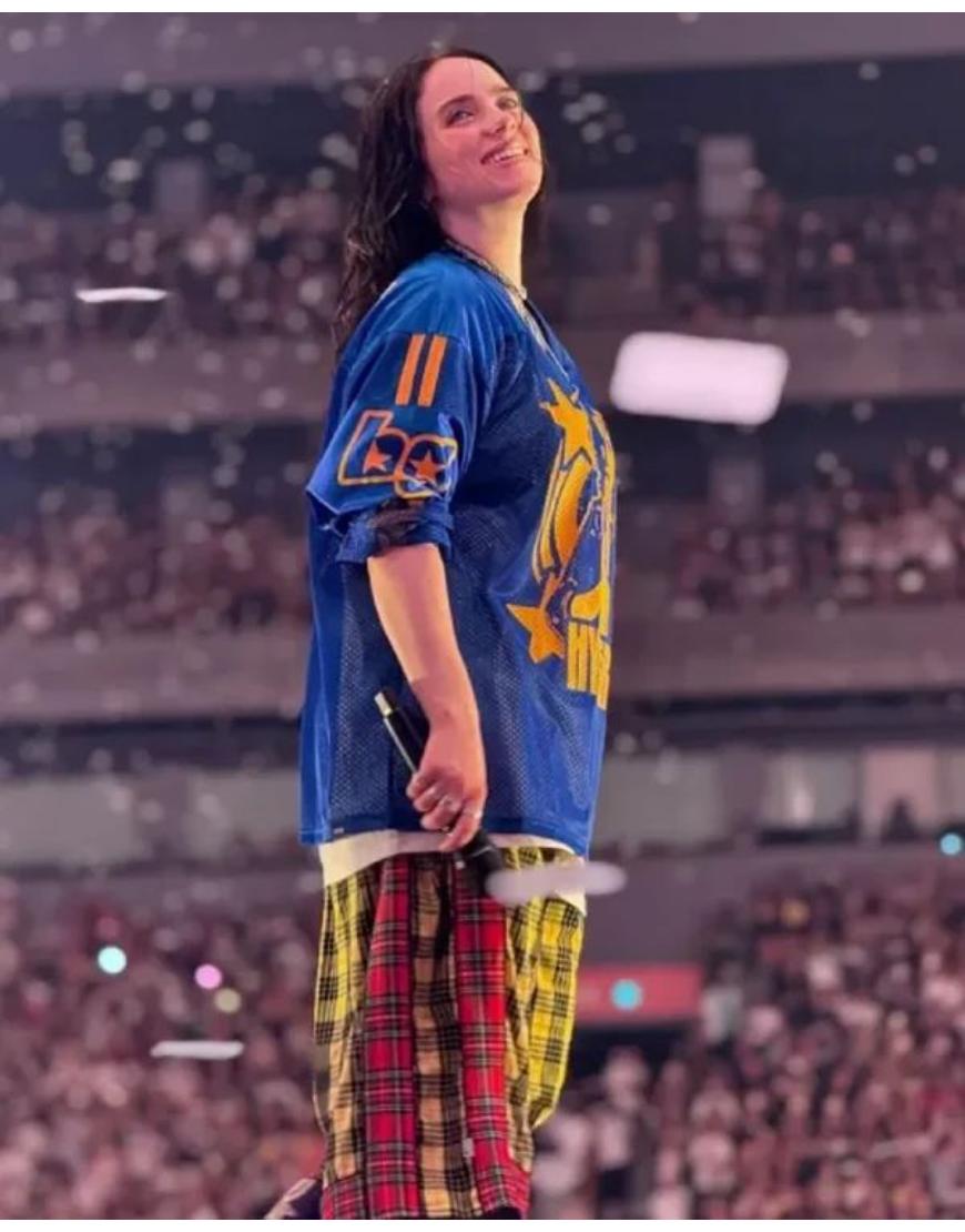 Billie Eilish Hit Me Hard and Soft Tour Tokyo Jersey Clanton Jacket
