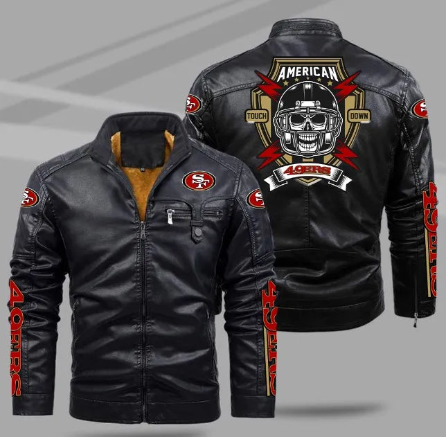 San Francisco 49ers Halloween Leather Jacket