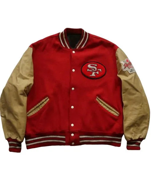San Francisco 49ers Super Bowl Varsity Jacket