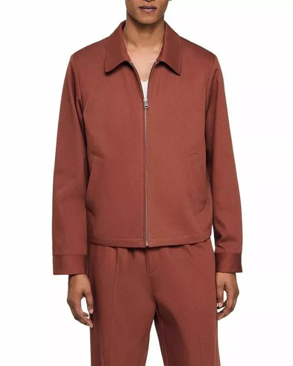 Saturday Night Live Marcello Hernandez Brown Zip-Up Jacket