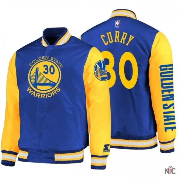 Stephen Curry Golden State Warriors Jacket Clanton Jacket