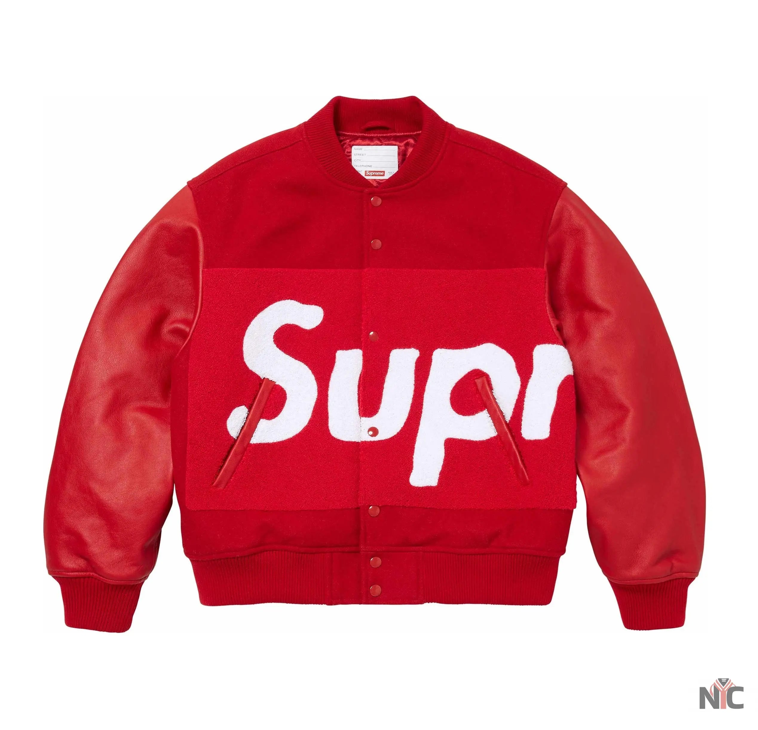Supreme Chenille Varsity Jacket Clanton Jacket