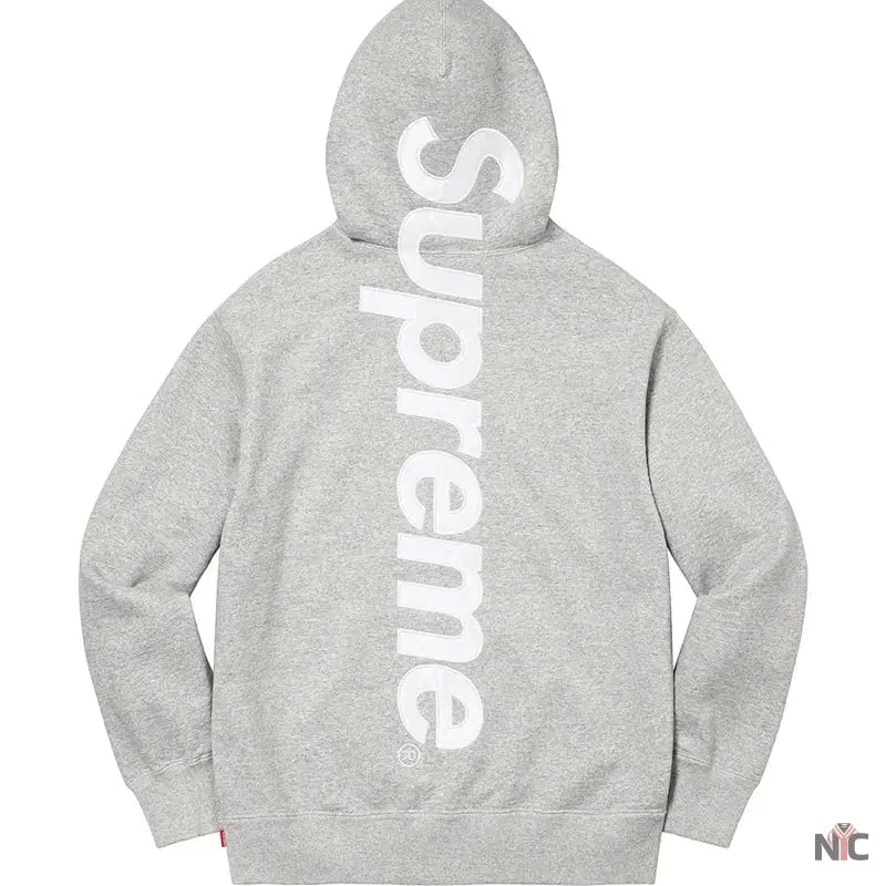 Supreme Satin Applique Hooded Sweatshirt Clanton Jacket