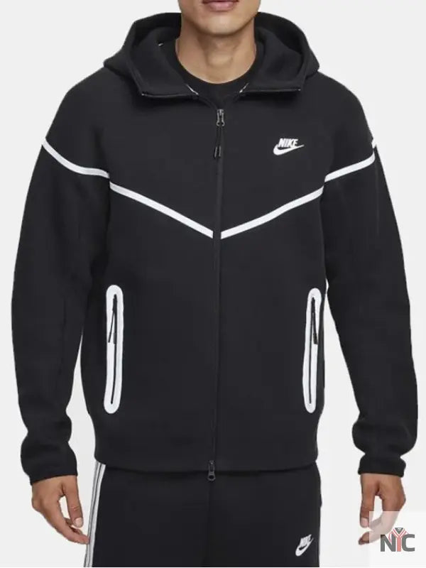 Tech Windrunner Black Reflective Jacket Clanton Jacket