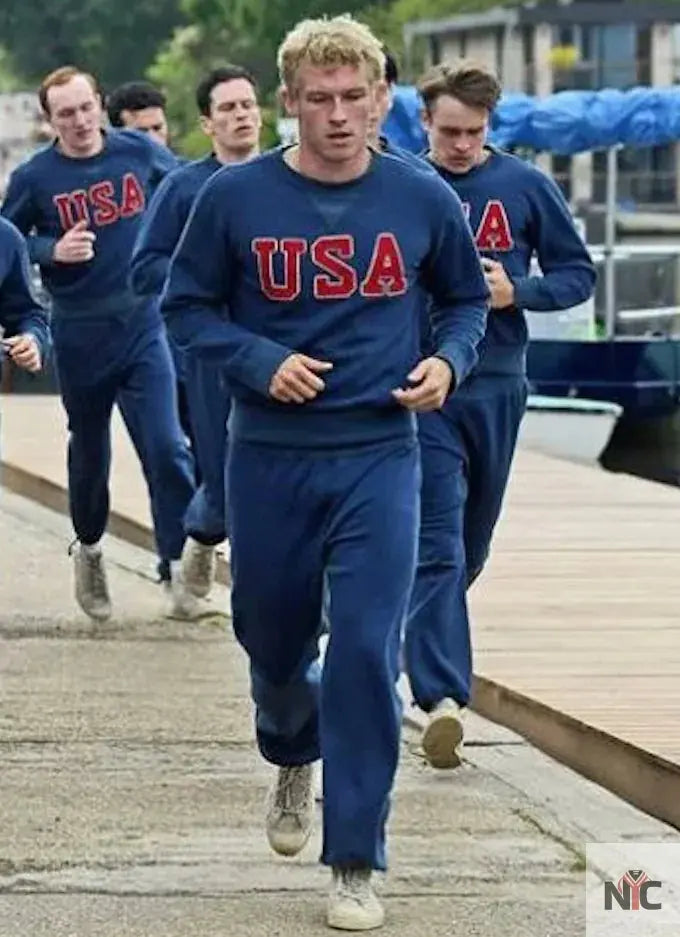 The Boys in the Boat USA Tracksuit Clanton Jacket