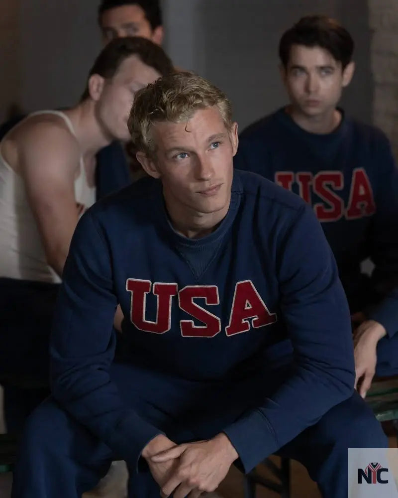 The Boys in the Boat USA Tracksuit Clanton Jacket