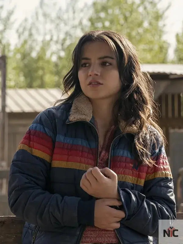 The Last of Us S02 Isabela Merced Puffer Jacket Clanton Jacket