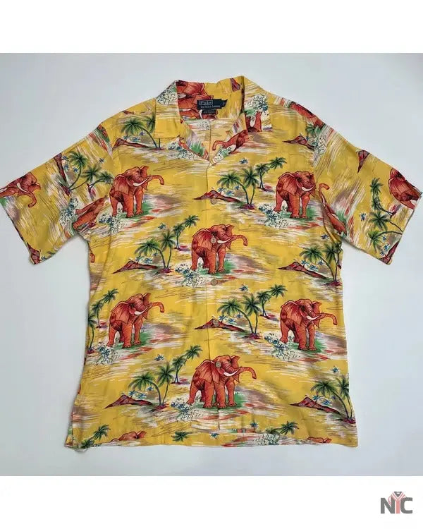 The White Lotus S03 Walton Goggins Elephants Print Shirt Clanton Jacket