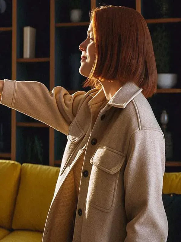 The Astronaut 2025 Kate Mara White Jacket