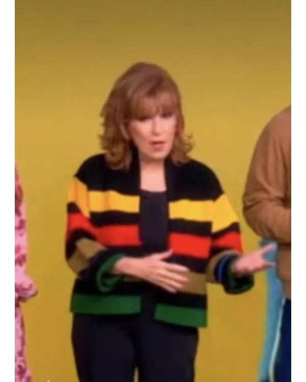 The View 2025 Joy Behar Multicolor Striped Jacket