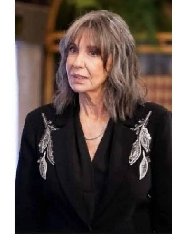 The Young and the Restless Jess Walter Black Embellished Blazer